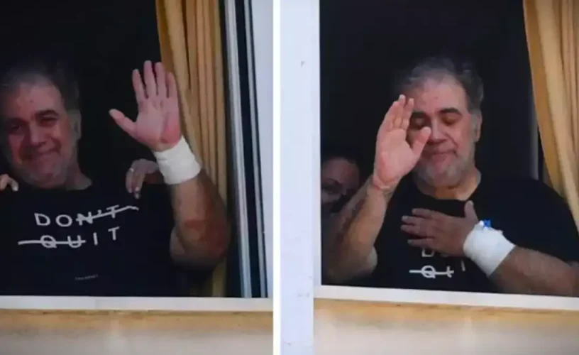 Δημήτρης Σταρόβας: Τέλος η περιπέτεια- Η πρώτη εικόνα μέσα από το νοσοκομείο-Χαιρέτησε τους δημοσιογράφους